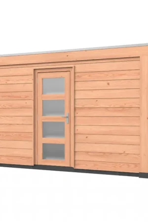 Hoge Kwaliteit Douglas overkapping, 400 x 300, met schuur, Westwood Robuust